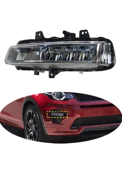 Araba Ön Sağ Tampon Sis Lambası LED Gündüz Farı LR077887 Land Rover Discovery Sport 2015-2019 Için (Yurt Dışından) modelleri