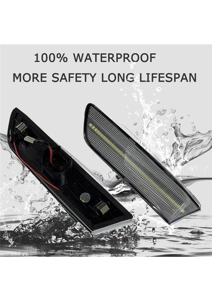 IN2551108 IN2551109 Amber LED Yan Işaret Çamurluk Işıkları Nissan Skyline 350GT Infiniti G35 2d Coupe Füme Kabuk (Yurt Dışından) fiyatları