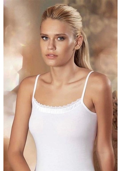 Dantelli Ip Askılı Atlet B612