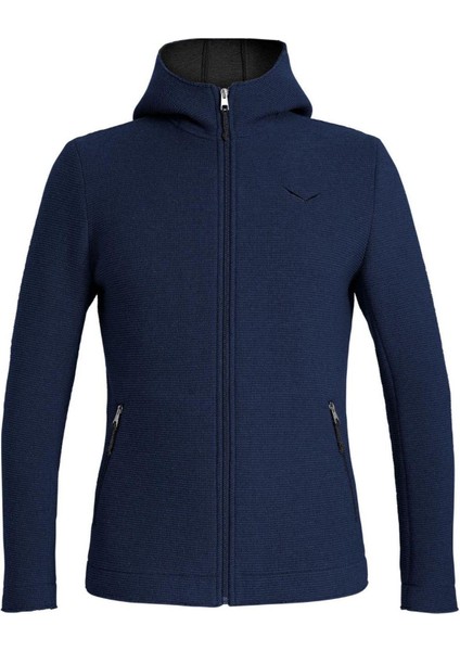 2l Wo Erkek Tam Fermuarlı Sweatshirt Lacivert