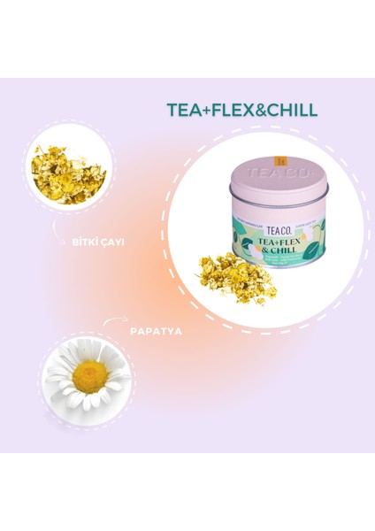 Papatyalı Bitki Çayı Tea+Flex&Chill 25 gr