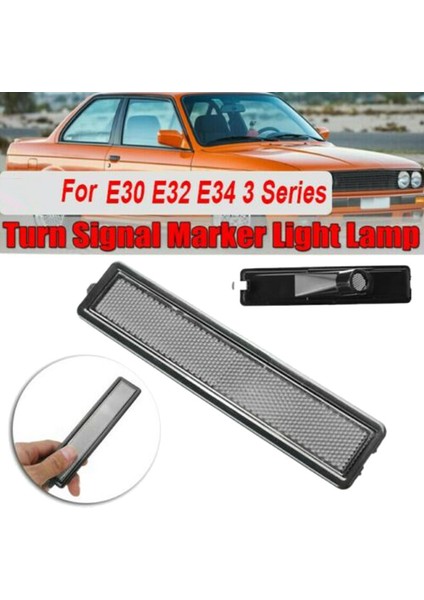 Araba Dönüş Sinyali Işığı Tampon Yan Işaret Işığı-Bmw E30 E32 E34 3 Serisi (Yurt Dışından) fiyatları