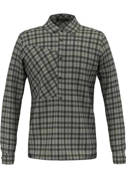 Fanes Flannel 5pl Erkek Gömlek L/s Haki