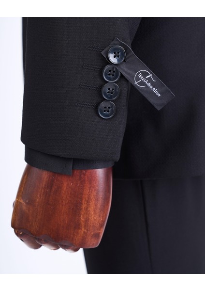 SLİM FİT CEKET PANTALON TAKIM ELBİSE SİYAH T13568 modelleri