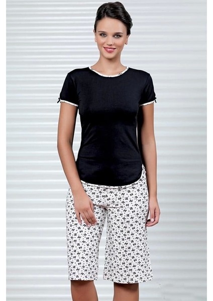 Çiçek Baskılı Kaprili Takımı B453