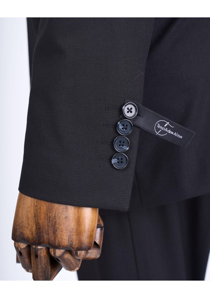 REGULAR FİT CEKET PANTALON TAKIM ELBİSE SİYAH T13543 indirimleri