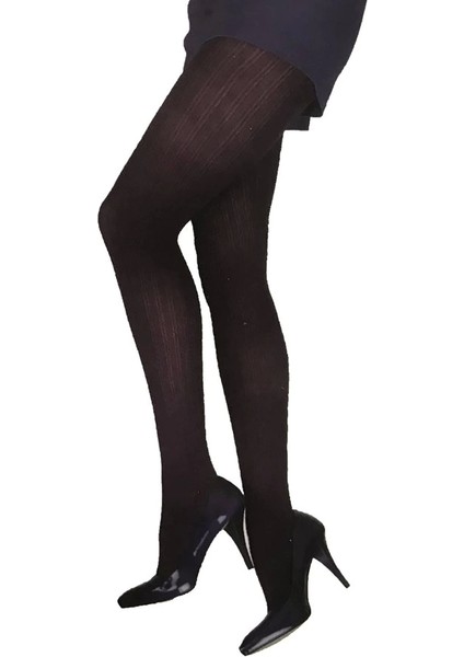 Daymod Kadın Zerde Desenli Micro Külotlu Çorap