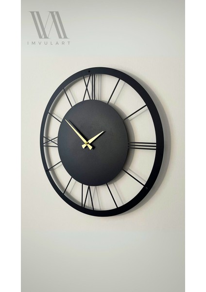 Eternal Metal Duvar Saati, Modern Duvar Saati, Ev Ofis Dekorasyon, Roma Sessiz Saat, 49X49 cm fiyatları