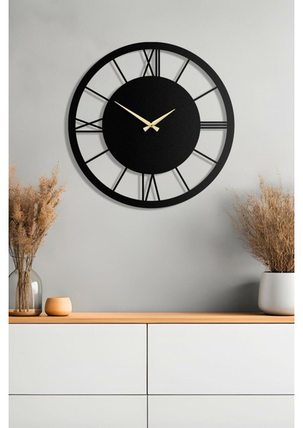 Eternal Metal Duvar Saati, Modern Duvar Saati, Ev Ofis Dekorasyon, Roma Sessiz Saat, 49X49 cm indirimleri