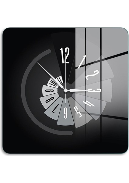 Cam Duvar Saati Kare 1070 30 x 30 cm fiyatları