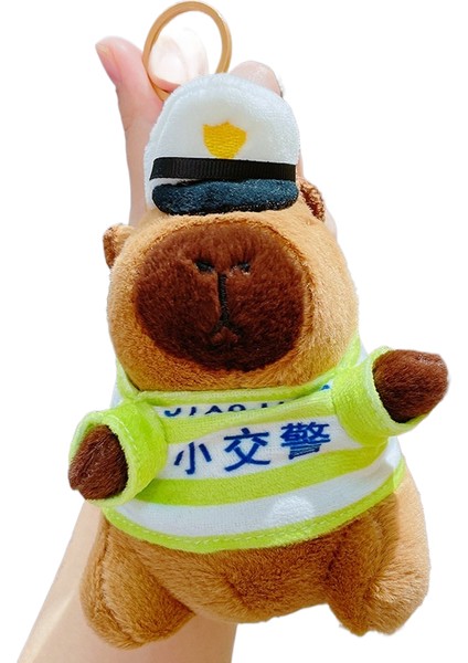 Karikatür Peluş Capi A Üfleme Kacıklar Anahtarlık Bebek Kolye Çift Anahtarlık Çekicilik Küçük Hediyeler (Yurt Dışından)