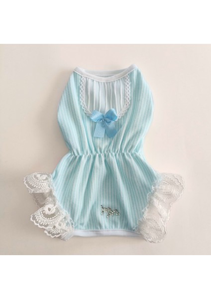 It's A Boy Ince Kadife Yazlık Tulum Tül Dantel Detaylı