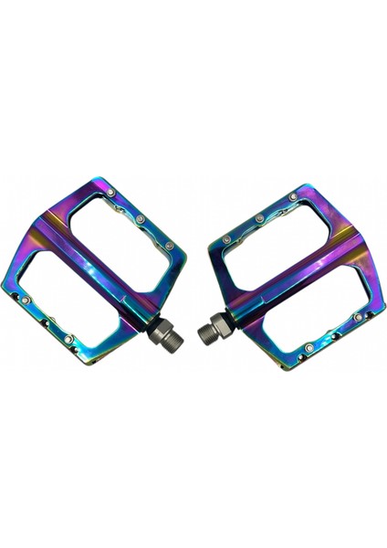 HF-624 Rulmanlı Bisiklet Pedalı Rainbow Oilslick
