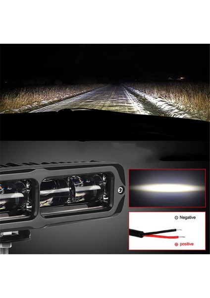 LED Çalışma Işığı Çubuğu Off-Road Sürüş Işığı 12V 24V Araba Kamyon Tekne Atv Utv Uaz Sürüş Sis Lambası, 6 Inç 6d Lens Sis Lambası (Yurt Dışından) fiyatları