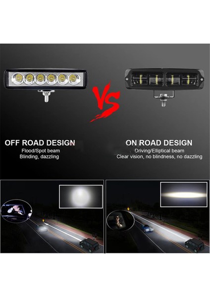 LED Çalışma Işığı Çubuğu Off-Road Sürüş Işığı 12V 24V Araba Kamyon Tekne Atv Utv Uaz Sürüş Sis Lambası, 6 Inç 6d Lens Sis Lambası (Yurt Dışından) fırsatları