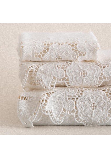 Hidiv Dantelli Yüz Havlusu (50 x 90 Cm) fiyatları