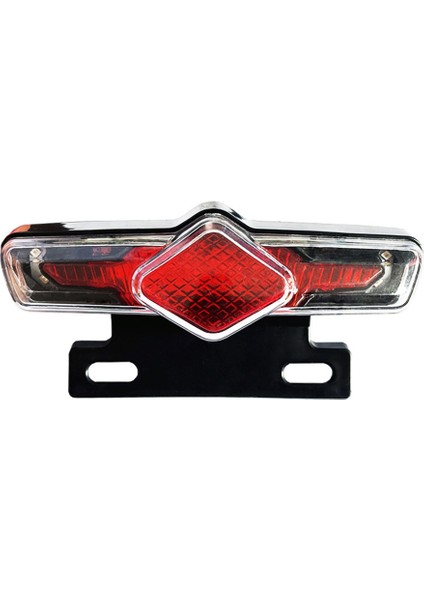 Ebike Arka LED Arka Lambası 36V-60V Elektrikli Bisiklet Için Güvenlik Uyarı Lambası Su Geçirmez Aksesuarlar Dönüş Işığı (Yurt Dışından)