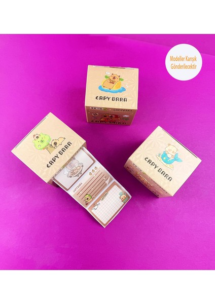 Capybara Rulo Defter Stickeri