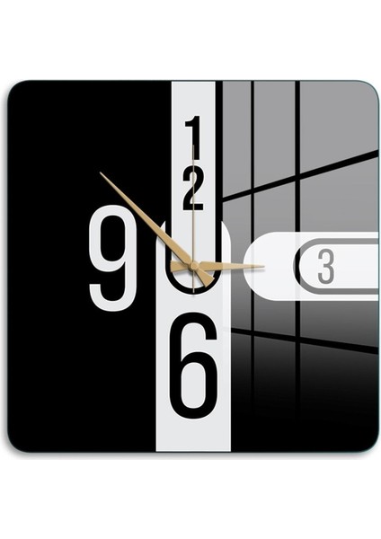 Cam Duvar Saati Kare 1014 30 x 30 cm fiyatları