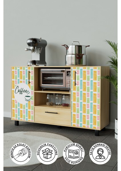 Coffee Charm Design "robusta" Kahve Köşesi Mutfak Dolabı