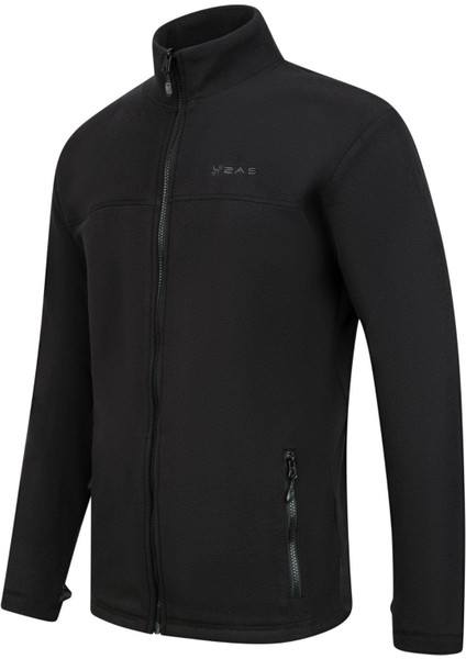 Chestert Erkek Tam Fermuarlı Ince Polar Sweatshırt Siyah fiyatları