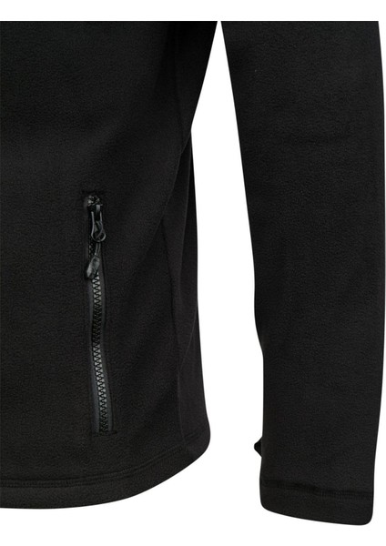 Chestert Erkek Tam Fermuarlı Ince Polar Sweatshırt Siyah modelleri