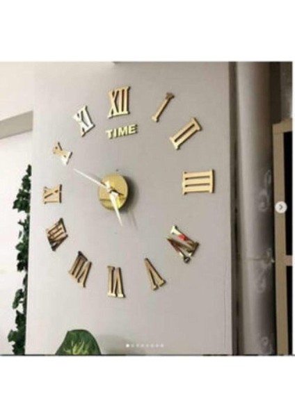-3 D Roma Rakamlı Duvar Saati
