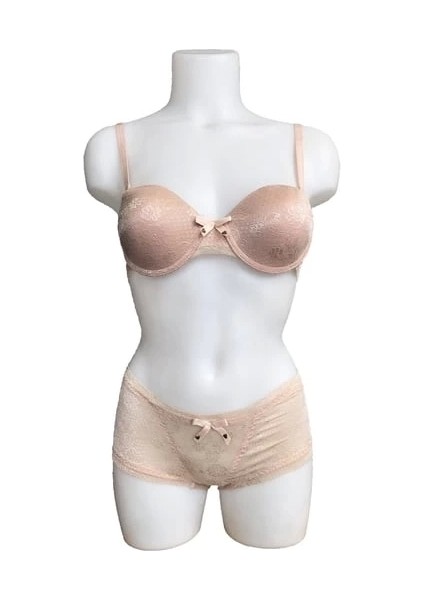 Night Flight Kurdaleli Desteksiz Sütyen Takım Kod 2134