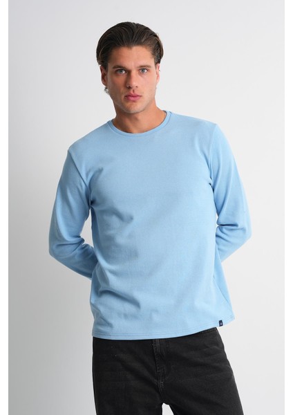Alexandergardı Uzun Kollu Bisiklet Yaka Basic Sweatshirt