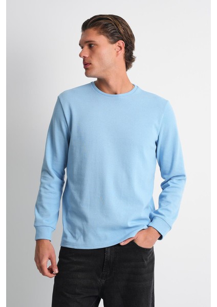 Alexandergardı Uzun Kollu Bisiklet Yaka Basic Sweatshirt modelleri