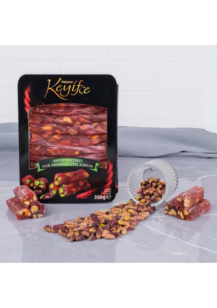 Antep Fıstıklı Narlı Fitil Lokum 350 g