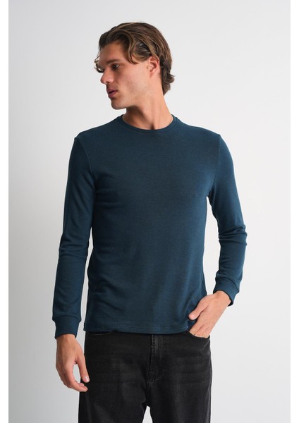 Alexandergardı Uzun Kollu Bisiklet Yaka Basic Sweatshirt modelleri