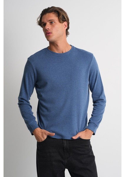 Alexandergardı Uzun Kollu Bisiklet Yaka Basic Sweatshirt