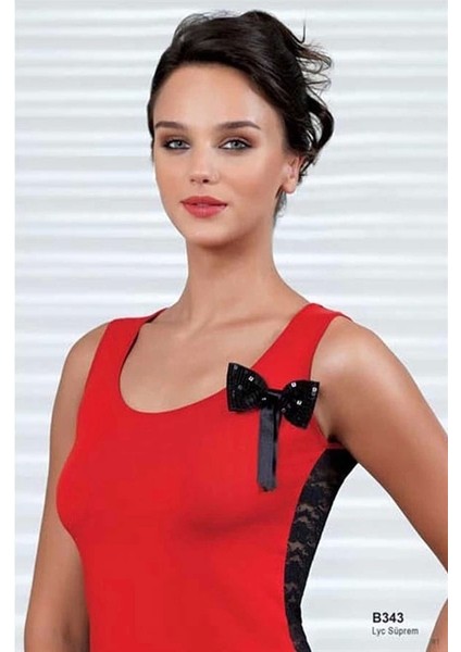 Şahinler Bayan Arkası Tüllü Atlet B343