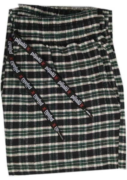 Pijalüx Erkek Kareli Poplin Cepli Alt Pijama fiyatları