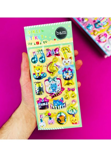 Hayvan Figürlü Işıklı Sticker fiyatları