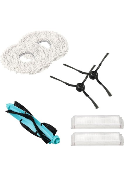 11090 Robot Süpürge Ana Yan Fırça Hepa Filtreler Paspas Bezi Yedek Parçaları (Yurt Dışından)