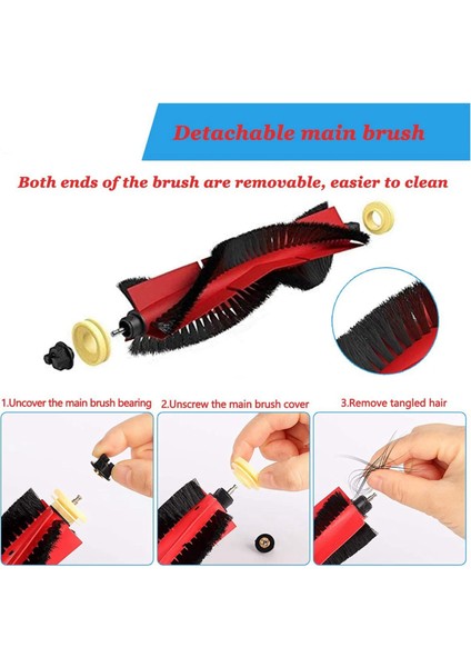 Robot Süpürge S5 Max S6 Pure Maxv S50 S51 S55 S60 S65 S6 Aksesuarları,yedek Parçalar (Yurt Dışından) modelleri