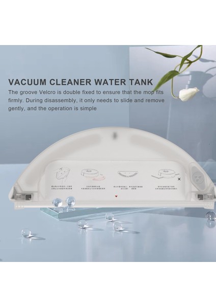 Mi S50 S51 Elektrikli Süpürge Için Su Tankı + Paspas Bezi Yedek Parçaları (Yurt Dışından)