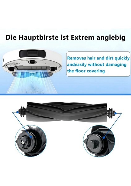 L10S Ultra L10 Robot Süpürge Ana Yan Fırça Hepa Filtre Paspas Bezi Toz Torbaları Yedek Parçaları (Yurt Dışından) fırsatları