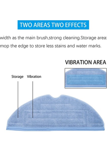 20 Adet Paspas Bezi Pedleri S7 T7S T7 Plus Elektrikli Süpürge Parçaları Mikrofiber Yumuşak Ped Için Yedek (Yurt Dışından) indirimleri