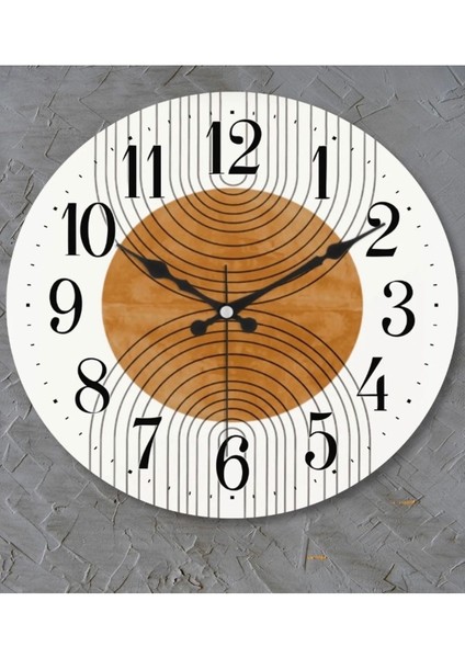 Muyika Marrone Bombe Gerçek Cam Sessiz Mekanizma 36CM Duvar Saati Pds-36 fiyatları