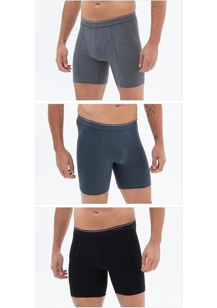 3lü Paket Erkek Boxer 9683