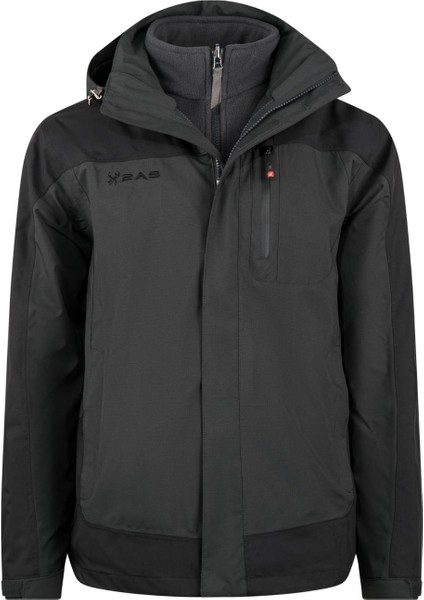 Elbruz 3 In 1 Ceket Siyah/ Antrasit modelleri