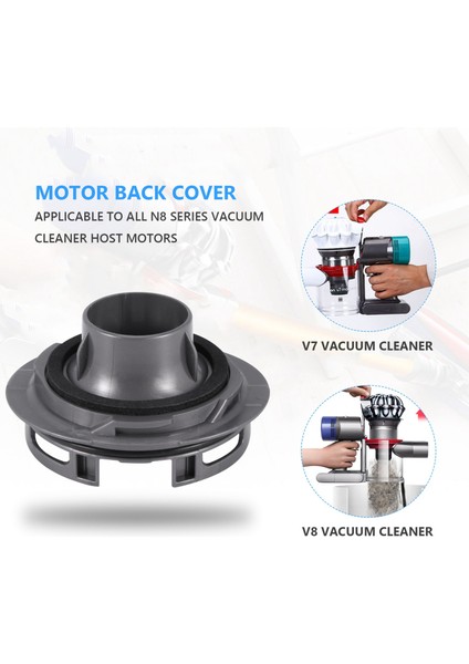 V7 V8 Motor Arka Kapağı Küçük Için Elektrikli Süpürge Aksesuarları (Yurt Dışından)