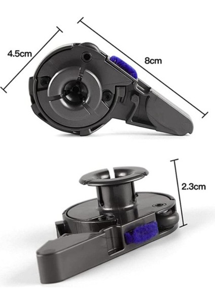 Digital Slim V8 V12 V15 Detect Elektrikli Süpürge Silindir Fırça Çubuğu Uç Kapağı Kapağı Için Yedek Parçalar (Yurt Dışından)