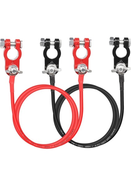 Akü Terminali Kablosu 10AWG Otomatik Akü Kurşun Alüminyum Alaşımlı Konnektör Kelepçesi Otomotiv Deniz Güneş Rv Motosiklet Için (Yurt Dışından)