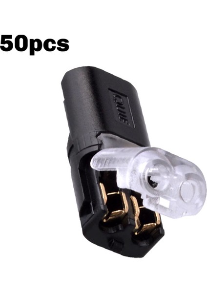 50 Adet 2 Pinli Yollu Fiş Tel Kablo Bağlantı Elemanları Su Geçirmez Elektrik Teli Kilit Tokalı Çift Telli Fiş Bağlantı Elemanı (Yurt Dışından) fırsatları