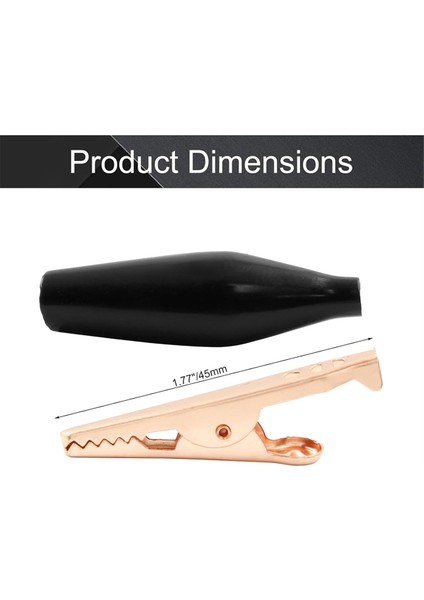 20 Adet Bakır Timsah Elektrikli Klips Yumuşak Yalıtımlı Kapak Elektrik Testi Timsah Klips Timsah Jumper Elektrikli Test Klipsleri (Yurt Dışından) indirimleri