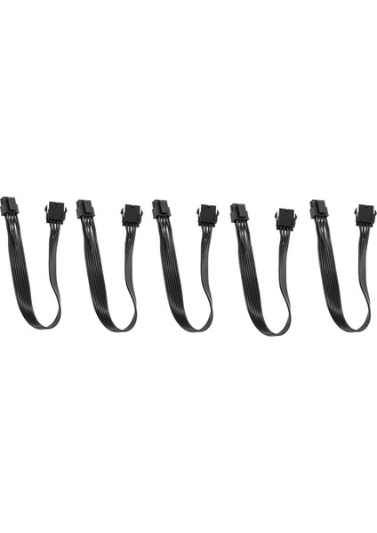 5 Adet Atx 8 Pin (4+4) Cpu 8 Pin Erkek - 8 Pin 8 Pin Dişi Pcıe Güç Kaynağı Uzatma Kablosu 20CM (Yurt Dışından)